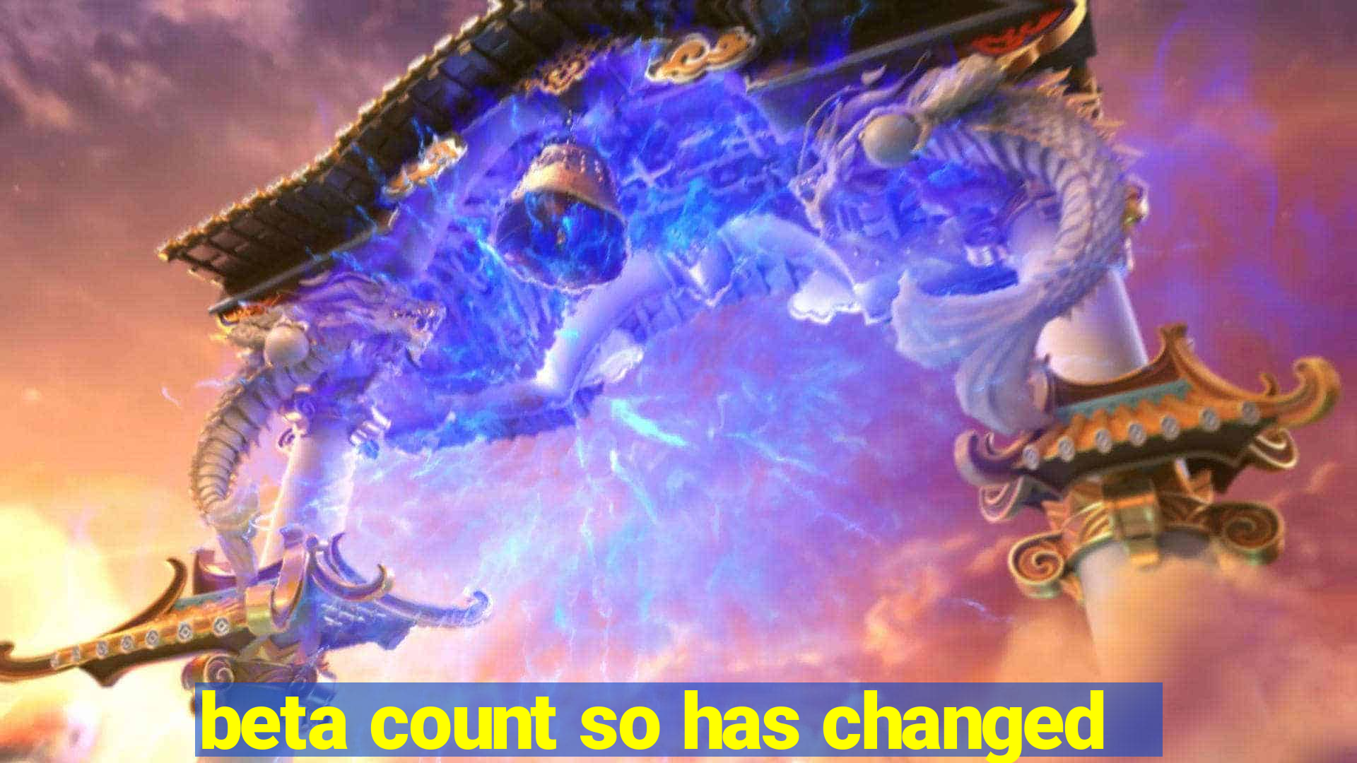 beta count so has changed